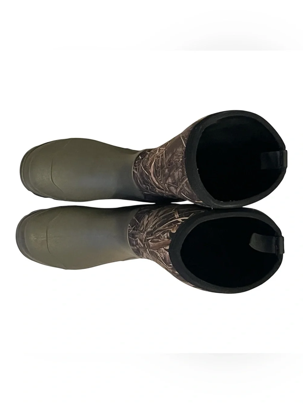 Magellan Outdoors Men's Mossy Oak Camo and Olive Green Waterproof Boots